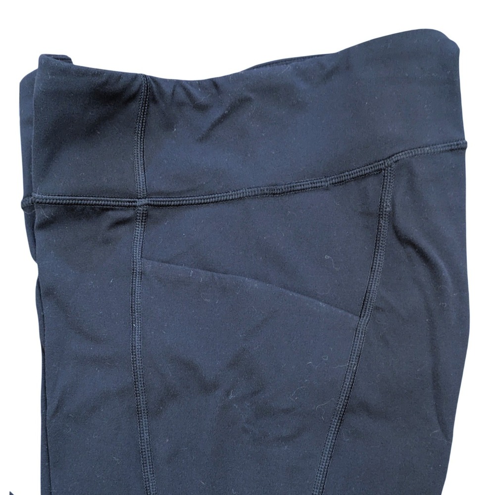 Athleta Girl Stash Your Treasures Tight Navy Leggings Kids XXL 16 Side Pockets - Picture 5 of 8